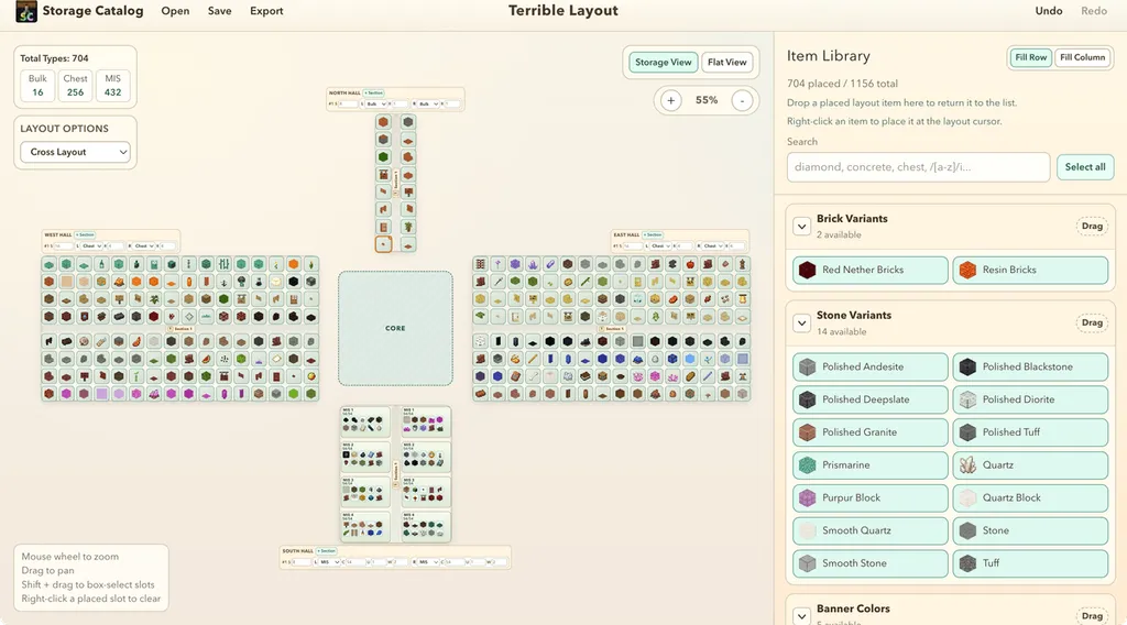Item Layout Tool