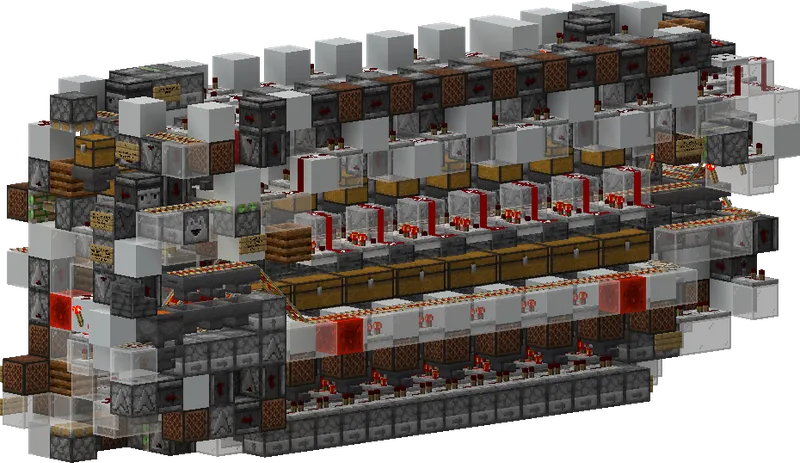 Pattern-based temporary storages for partial boxes