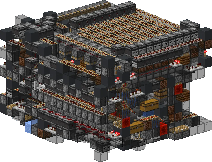 400 Item Matrix Temp Storage